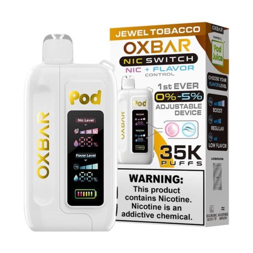 Shop OXBAR x Pod Juice Nic Switch 35K Disposable Vape (0%-5%, 35000 Puffs) in australian
