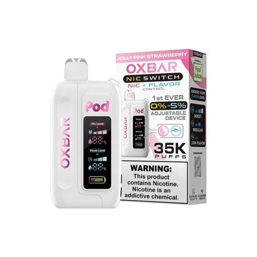 Shop OXBAR x Pod Juice Nic Switch 35K Disposable Vape (0%-5%, 35000 Puffs) in australian