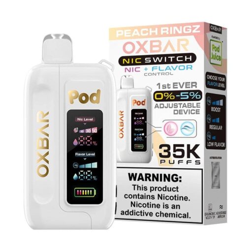 Shop OXBAR x Pod Juice Nic Switch 35K Disposable Vape (0%-5%, 35000 Puffs) in australian