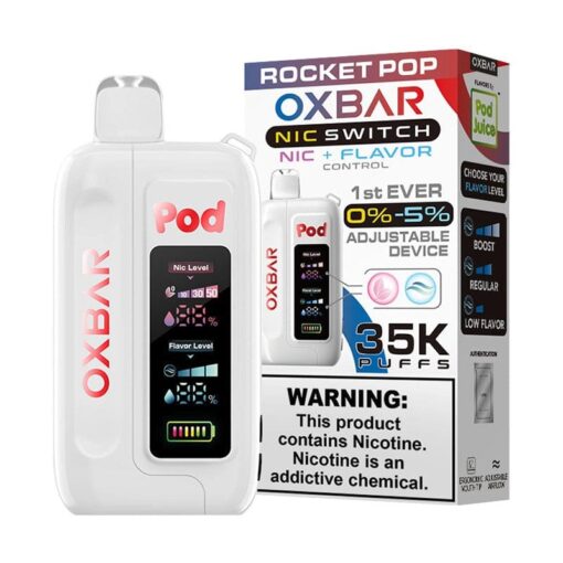 Shop OXBAR x Pod Juice Nic Switch 35K Disposable Vape (0%-5%, 35000 Puffs) in australian