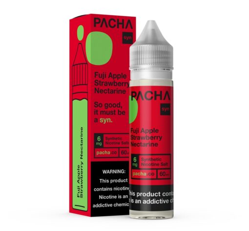 Shop Pacha Syn Fuji Apple Strawberry Nectarine 60ml Vape Juice in australian