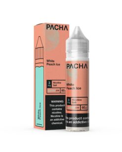 Shop Pacha White Peach Ice 60ml TFN Vape Juice in australian