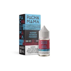 Shop Pachamama Plus+ Blueberry Watermelon Pomegranate TFN Salt Vape Juice 30ml in australian