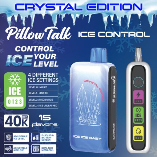 Shop Pillow Talk Ice Control IC40000 Disposable Vape (5%, 40000 Puffs) in australian
