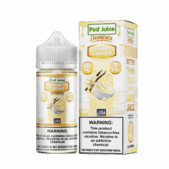 Shop Pod Juice Desserts Golden Custard TF 100ml Vape Juice in australian