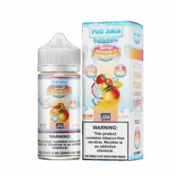 Shop Pod Juice Freeze Mango Strawberry Dragonfruit TF 100ml Vape Juice in australian