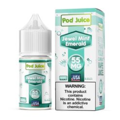 Shop Pod Juice Jewel Mint Emerald TFN Salt Vape Juice 30ml in australian