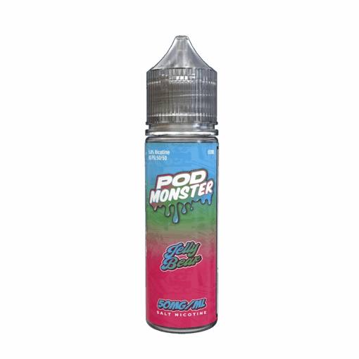 Shop Pod Monster Salts Jelly Bear Synthetic Vape Juice 60ml in australian
