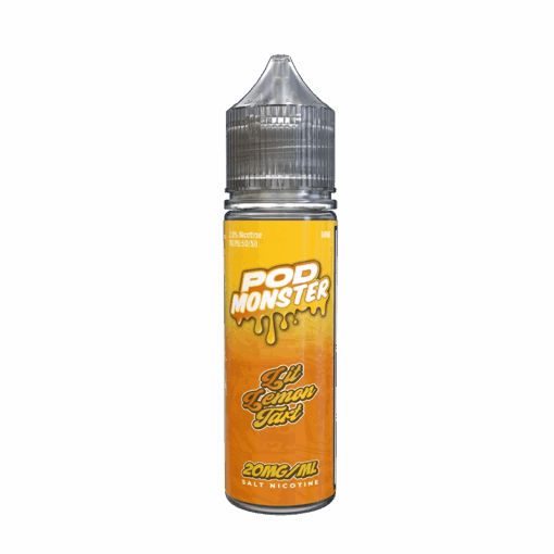 Shop Pod Monster Salts Lit Lemon Tart Synthetic Vape Juice 60ml in australian