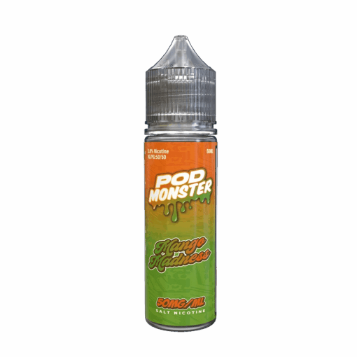 Shop Pod Monster Salts Mango Madness Synthetic Vape Juice 60ml in australian