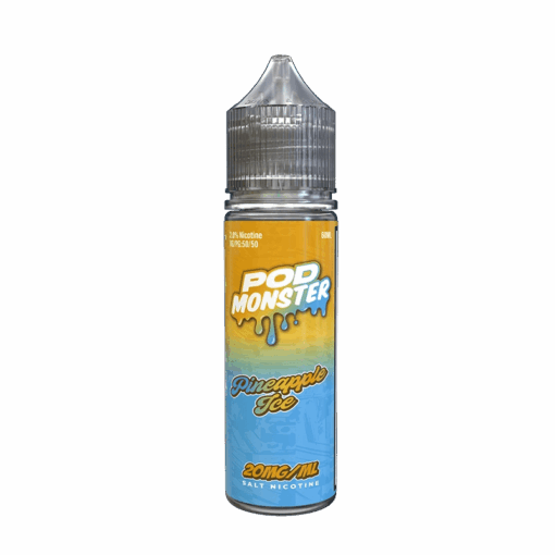Shop Pod Monster Salts Pineapple Ice Synthetic Vape Juice 60ml in australian