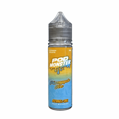 Shop Pod Monster Salts Pineapple Ice Synthetic Vape Juice 60ml in australian