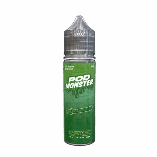 Shop Pod Monster Salts Spearmint Synthetic Vape Juice 60ml in australian