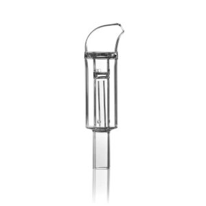Shop POTV Glass Curved Mini Bubbler in australian