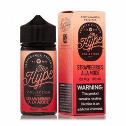 Shop The Hype Strawberries A La Mode 100ml Vape Juice in australian