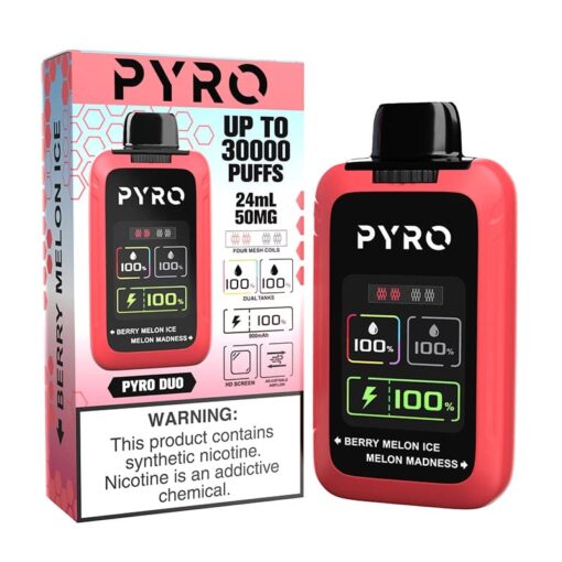 Shop Pyro Duo 30000 Disposable Vape (5%, 30000 Puffs) in australian