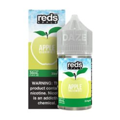 Shop 7 Daze Reds Salts Apple Gold Kiwi Iced Nic Salt Vape Juice 30ml in australian