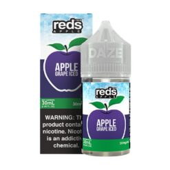 Shop 7 Daze Reds Salts Apple Grape Iced Nic Salt Vape Juice 30ml in australian