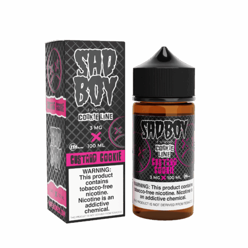 Shop Sadboy Custard Cookie 100ml Vape Juice in australian