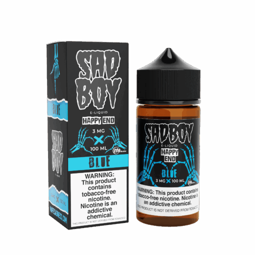 Shop Sadboy Happy End Blue 100ml Vape Juice in australian