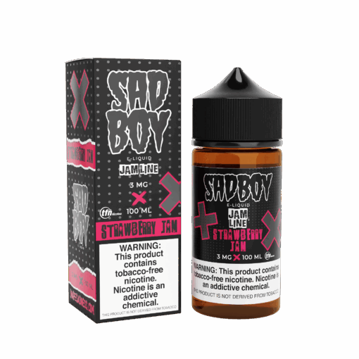 Shop Sadboy Strawberry Jam 100ml Vape Juice in australian
