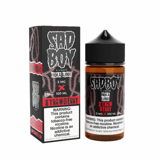 Shop Sadboy Strawberry Nola 100ml Vape Juice in australian