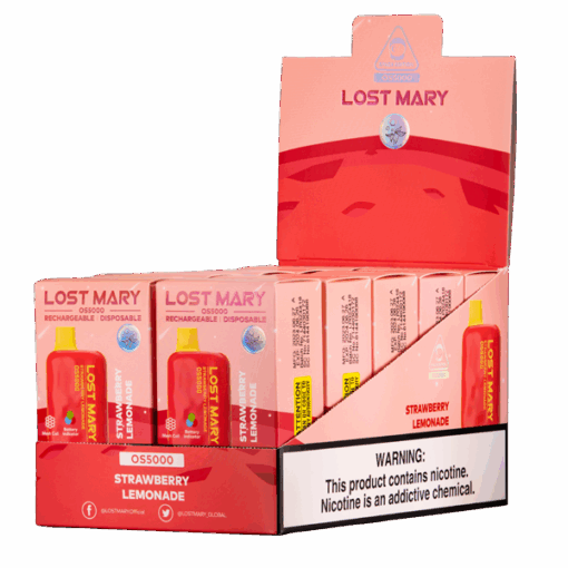Shop Strawberry Lemonade Lost Mary OS5000 in australian