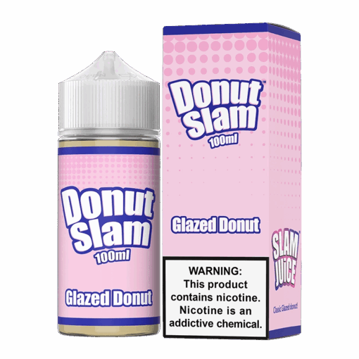 Shop Donut Slam Glazed Donut Vape Juice 100ml in australian
