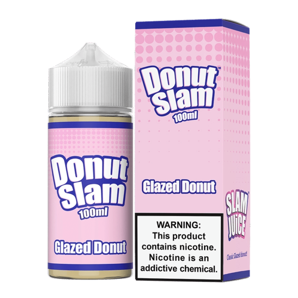 Shop Donut Slam Glazed Donut Vape Juice 100ml in australian