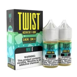 Shop Mint 0° 2x 30ml (60ml) Nic Salt Vape Juice - Twist E-Liquid in australian