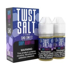 Shop Purple Grape 2x 30ml (60ml) Nic Salt Vape Juice - Twist E-Liquids in australian
