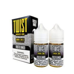 Shop Twist E-Liquid Frosted Amber 60ml Nic Salt Vape Juice in australian