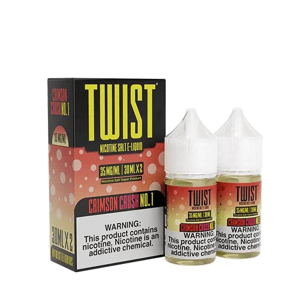Shop Twist E-Liquids Crimson No.1 60ml Nic Salt Vape Juice in australian