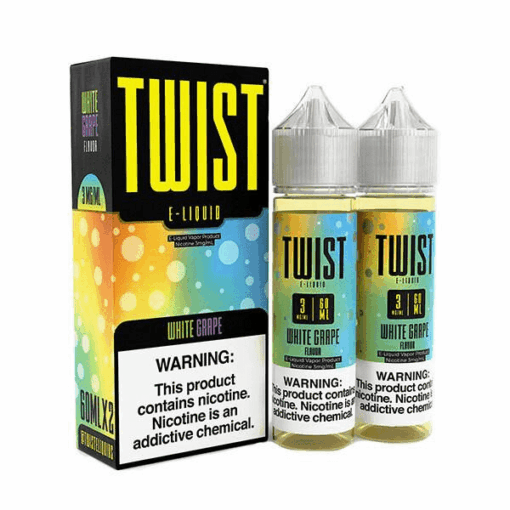 Shop White Grape 2x 60ml (120ml) Vape Juice - Twist E-Liquids in australian