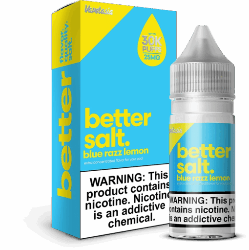 Shop Vapetasia Better Salt Blue Razz Lemon TFN Salt Vape Juice 30ml in australian
