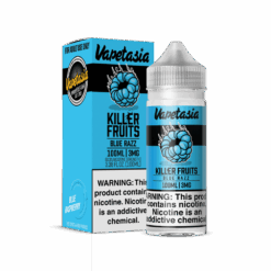 Shop Vapetasia Killer Fruits Blue Razz 100ml Vape Juice in australian