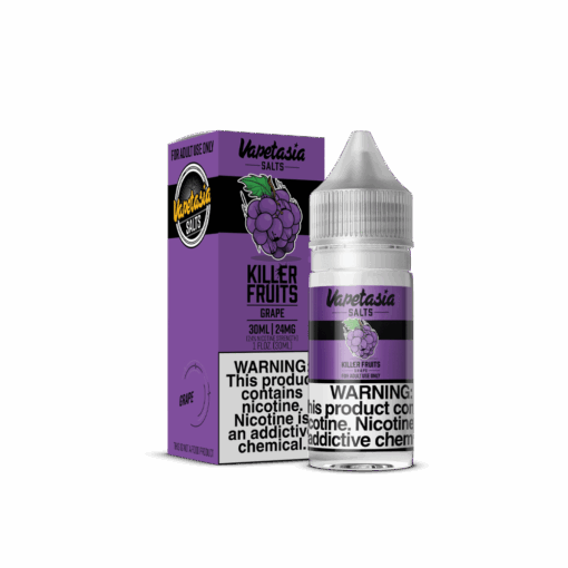Shop Vapetasia Killer Fruits Grape 30ml Nic Salt Vape Juice in australian