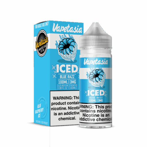 Shop Vapetasia Killer Fruits ICED Blue Razz 100ml Vape Juice in australian