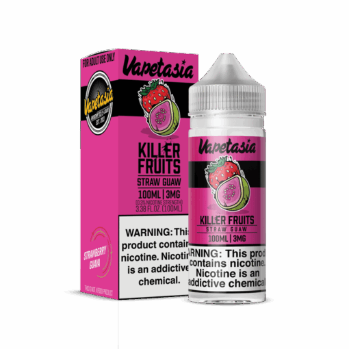 Shop Vapetasia Killer Fruits Straw Guaw 100ml Vape Juice in australian