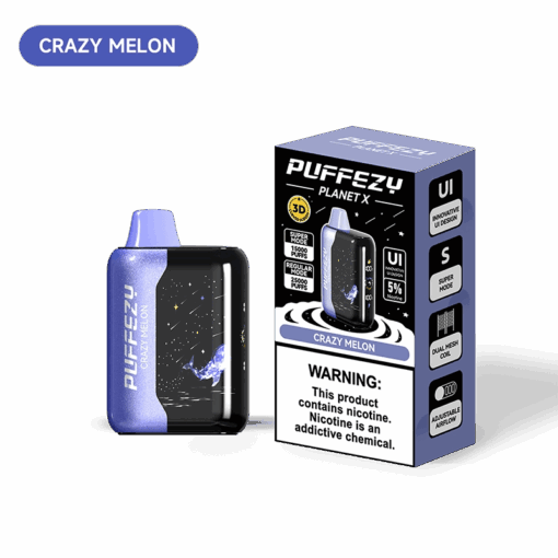 Shop VAPGO PUFFEZY Planet X 25000 Disposable Vape (5%, 25000 Puffs) in australian