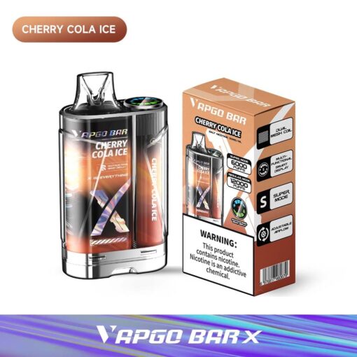 Shop VAPGO BAR X 12K Disposable Vape (5%, 12000 Puffs) in australian
