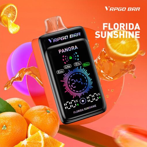 Shop VAPGO BAR x Naked 100 Panora 25000 Disposable Vape (5%, 25000 Puffs) in australian