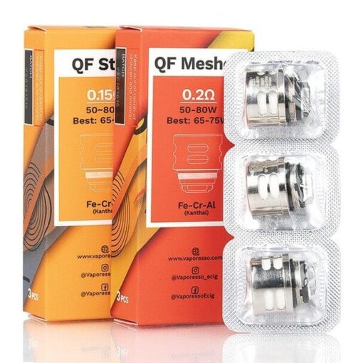 Shop Vaporesso QF Replacement Coils (3x Pack) in australian