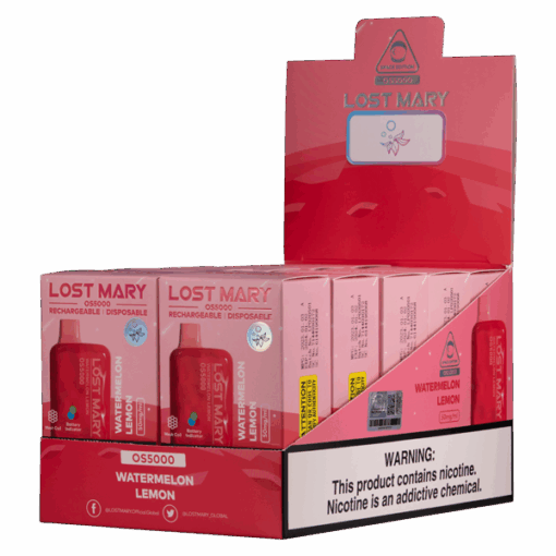 Shop Watermelon Lemon Lost Mary OS5000 in australian